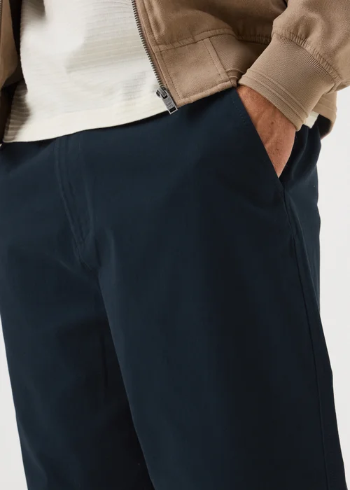 Navy Relaxed Chinos - S Image 3