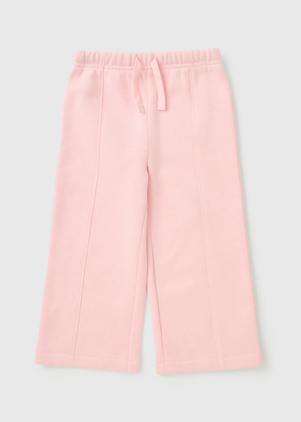 Girls Pink Wide Leg Jogging Bottoms (1-8yrs) - 1-1.5 Yrs Image 1