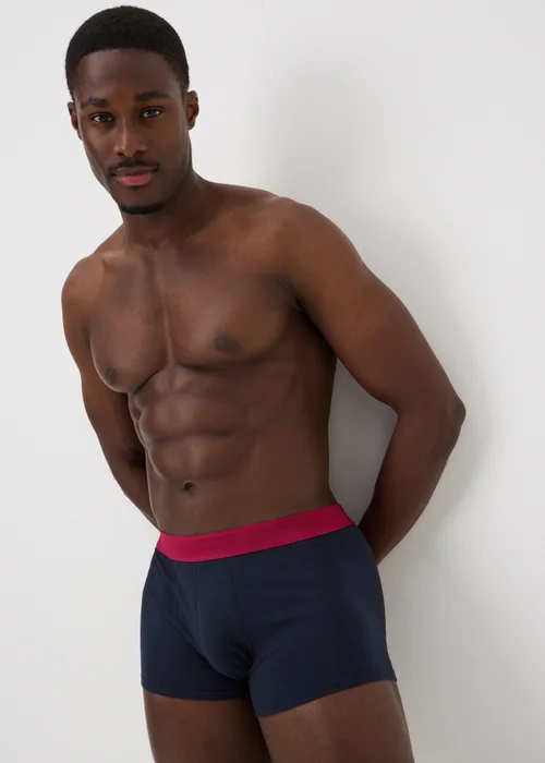 5 Pack Navy Hipster Boxers - XS Image 2