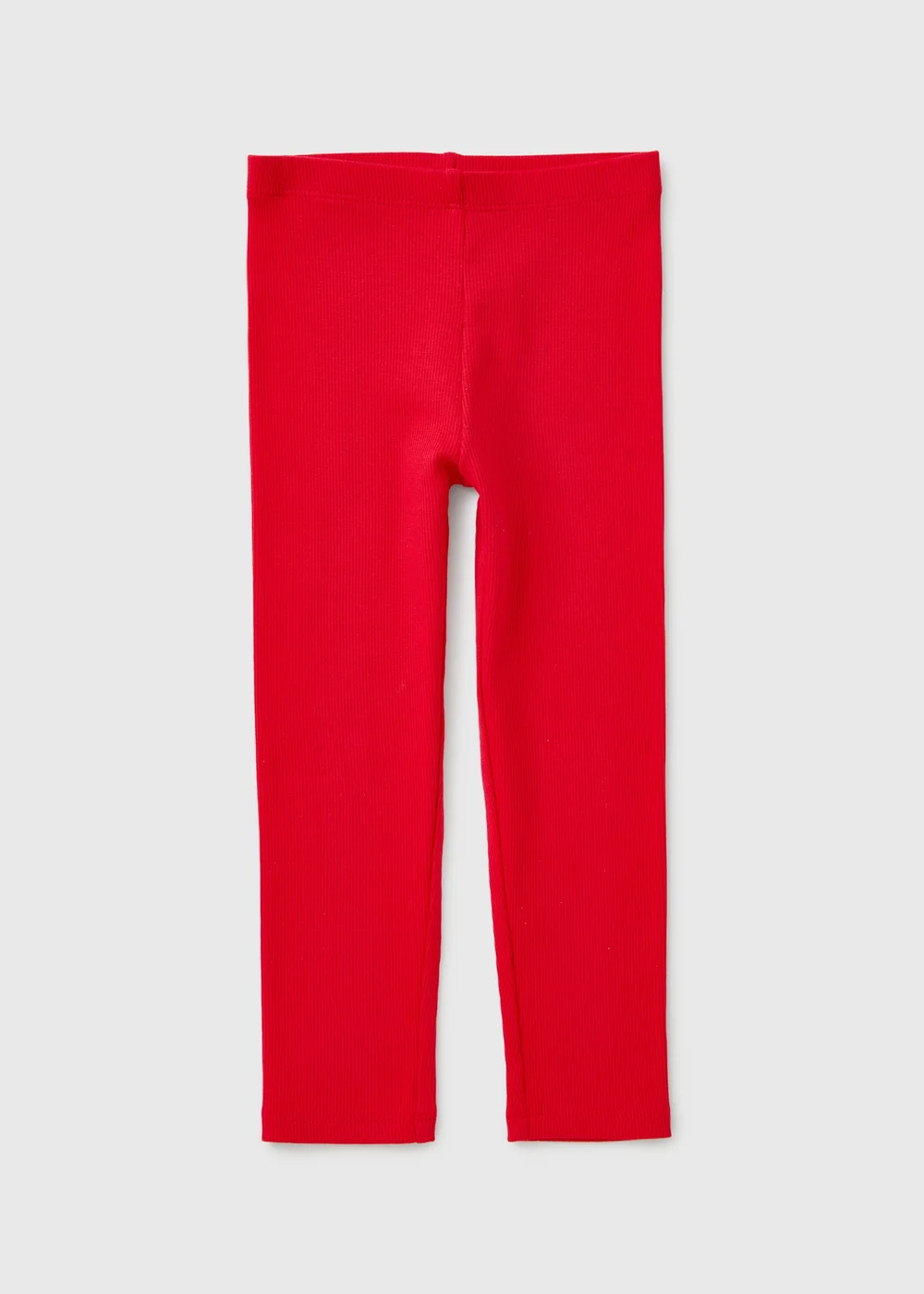 Girls Red Leggings (1-8yrs) - 1-1.5 Yrs Image 1