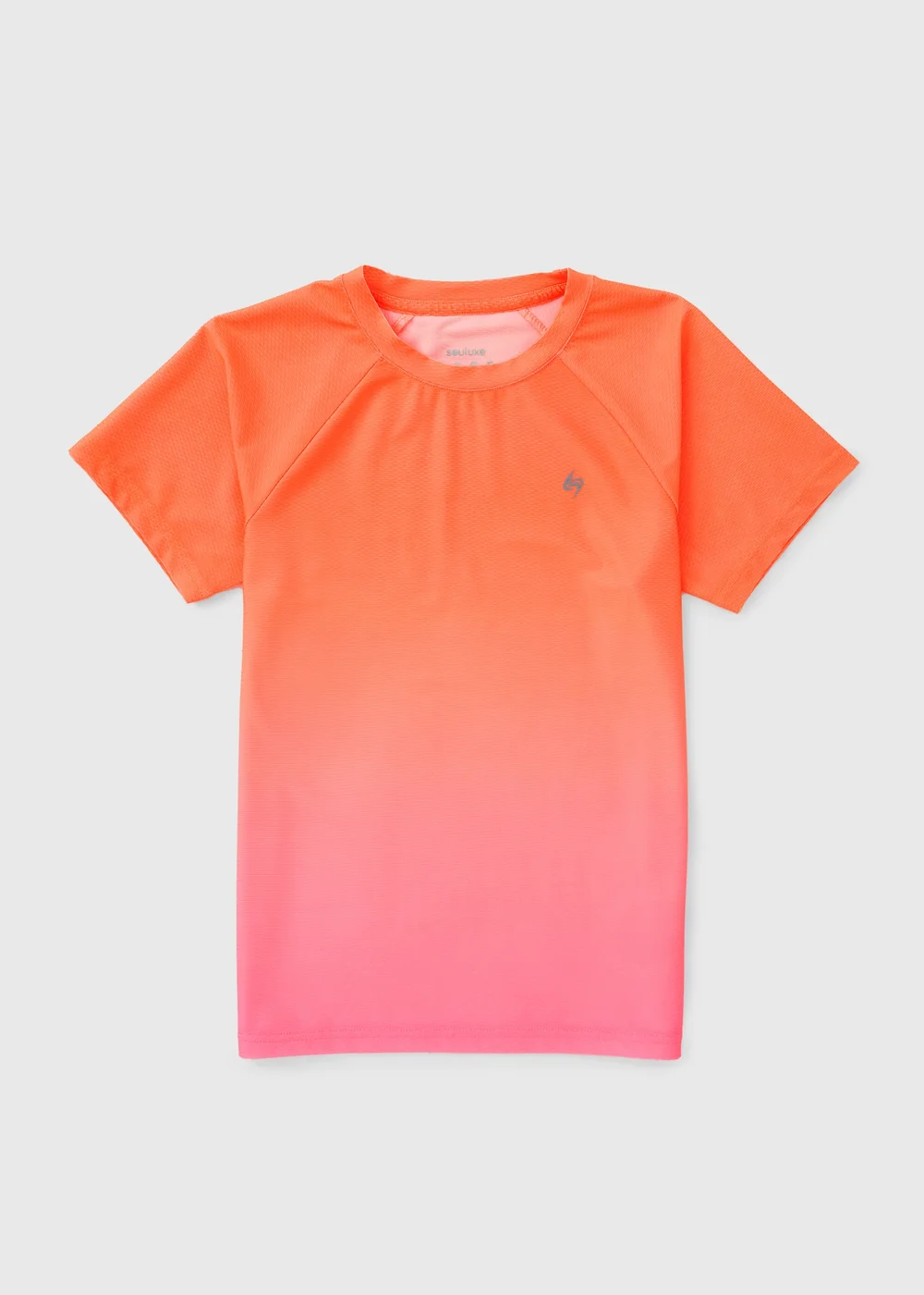 Souluxe Boys Coral Ombre Sports T-Shirt (7-15yrs) - 7 Yrs Image 1