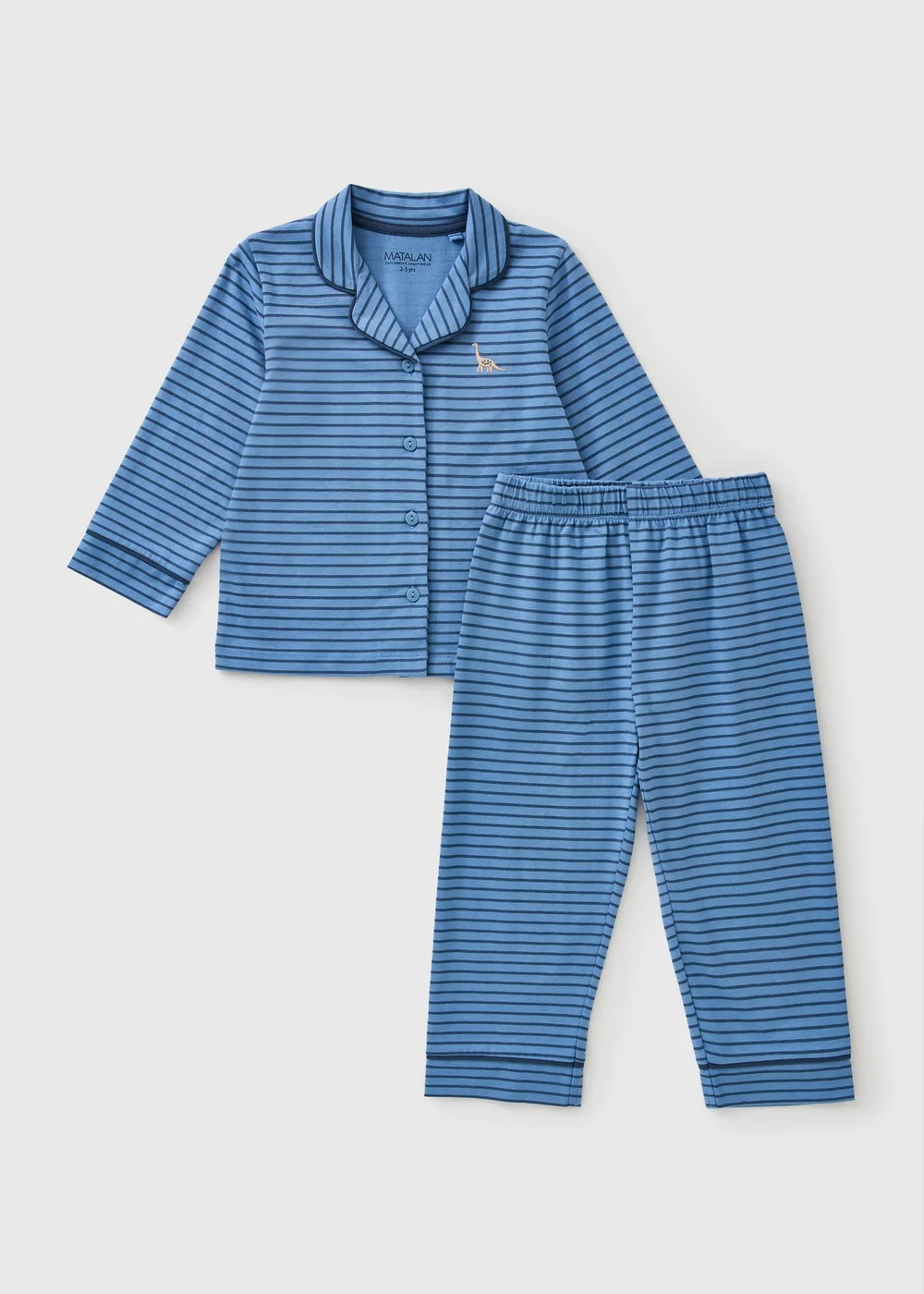 Boys Blue Dino Pyjamas (1-7 Yrs) - 1-1.5 Yrs Image 1