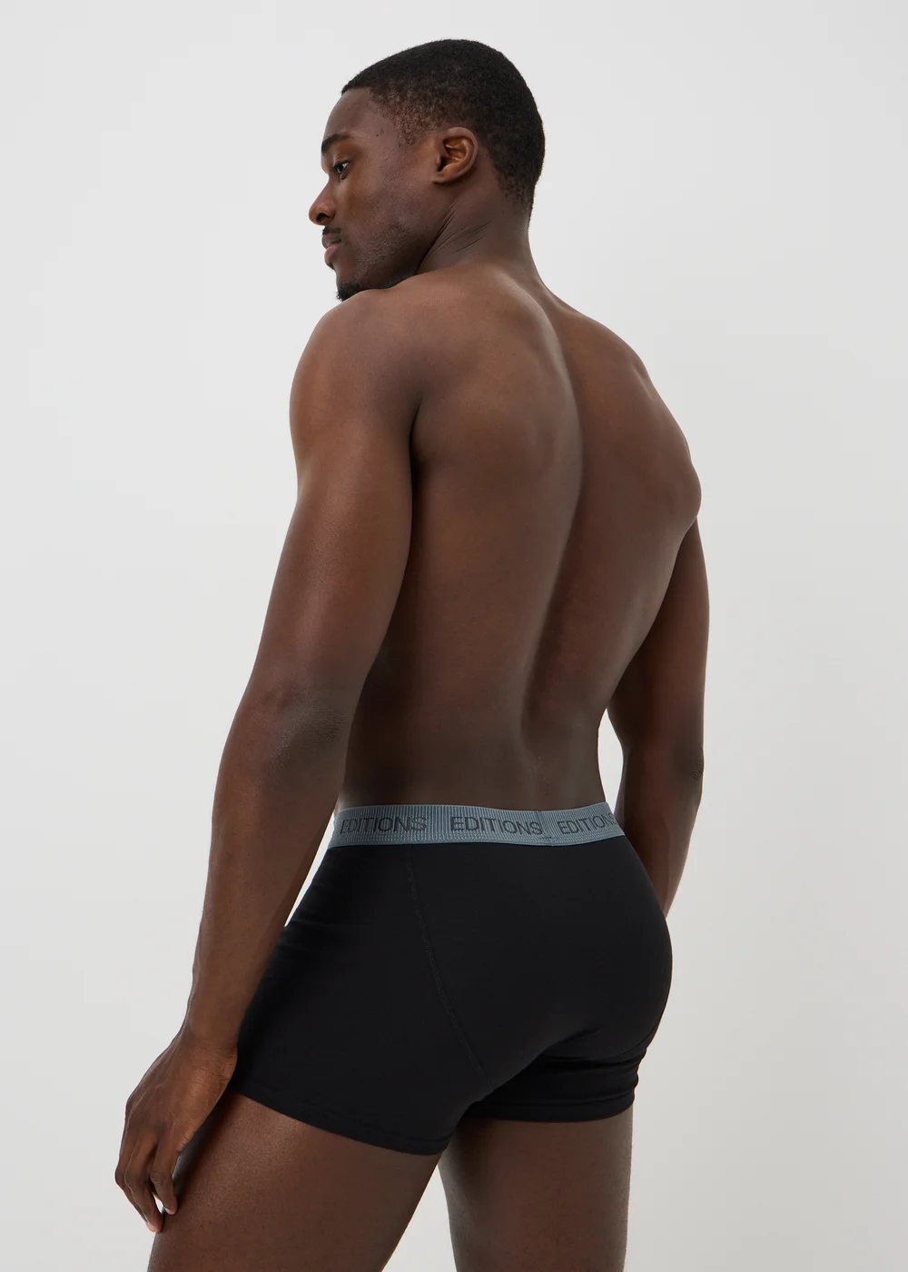 5 Pack Black Editions Waistband Trunks - XS Image 3
