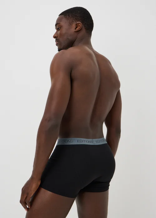 5 Pack Black Editions Waistband Trunks - XS Image 3
