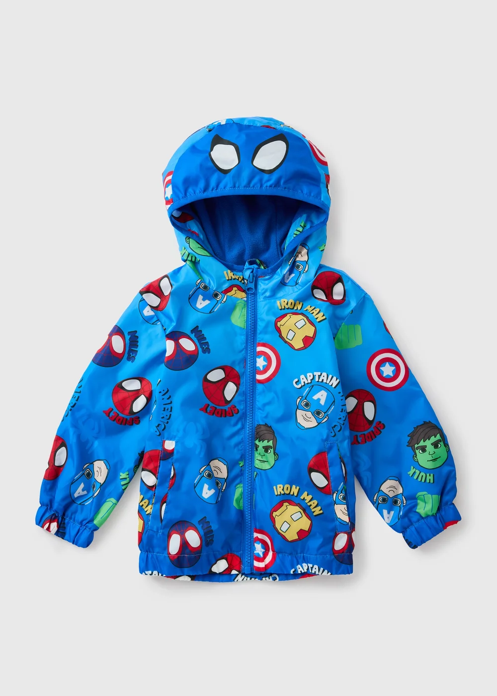 Marvel Spidey & Friends Blue Windbreaker (1-7yrs) - 1-1.5 Yrs Image 1