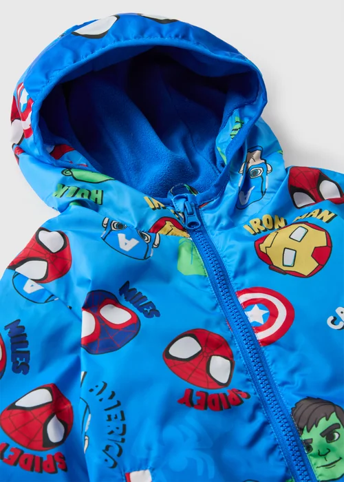 Marvel Spidey & Friends Blue Windbreaker (1-7yrs) - 1-1.5 Yrs Image 2