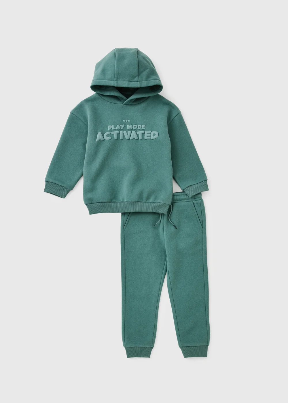 Boys Sage Playtime Hoodie & Jogging Bottom Set (1-8yrs) - 1-1.5 Yrs Image 1