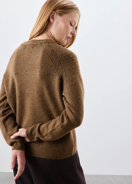 Brown Knitted Jumper - XS Image 1