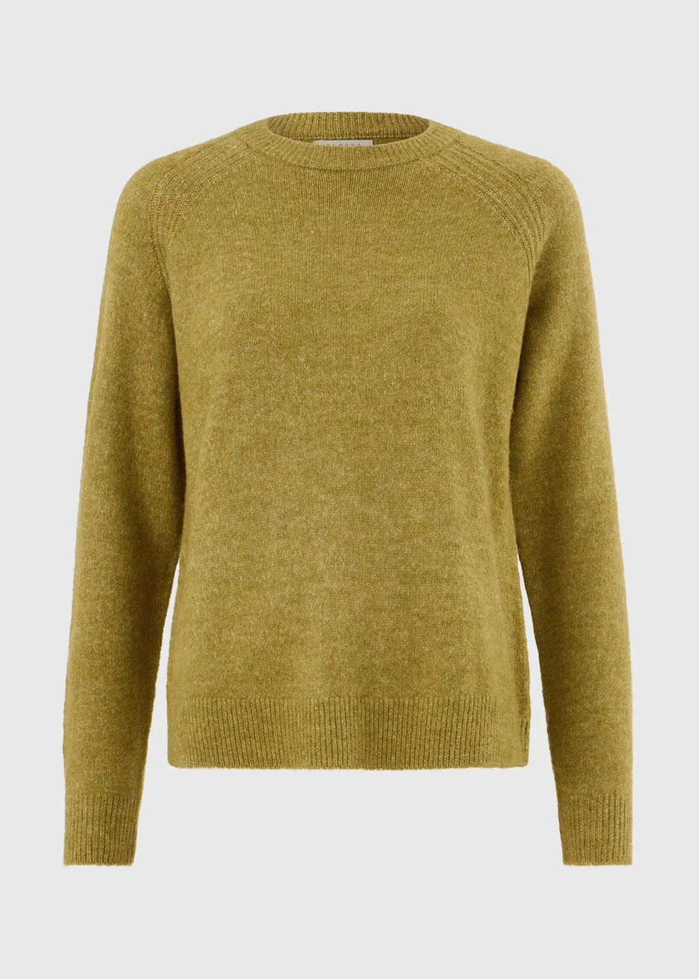 Olive Green Knitted Jumper - XS Image 1