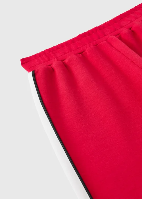Girls Red Wide Leg Co Ord Jogging Bottoms (7-15yrs) - 10 Yrs Image 2