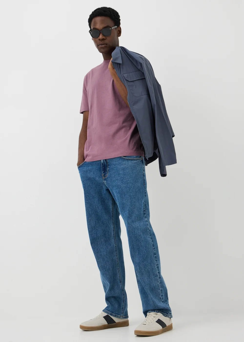 Grape Essential Crew Neck T-Shirt - XS Image 2