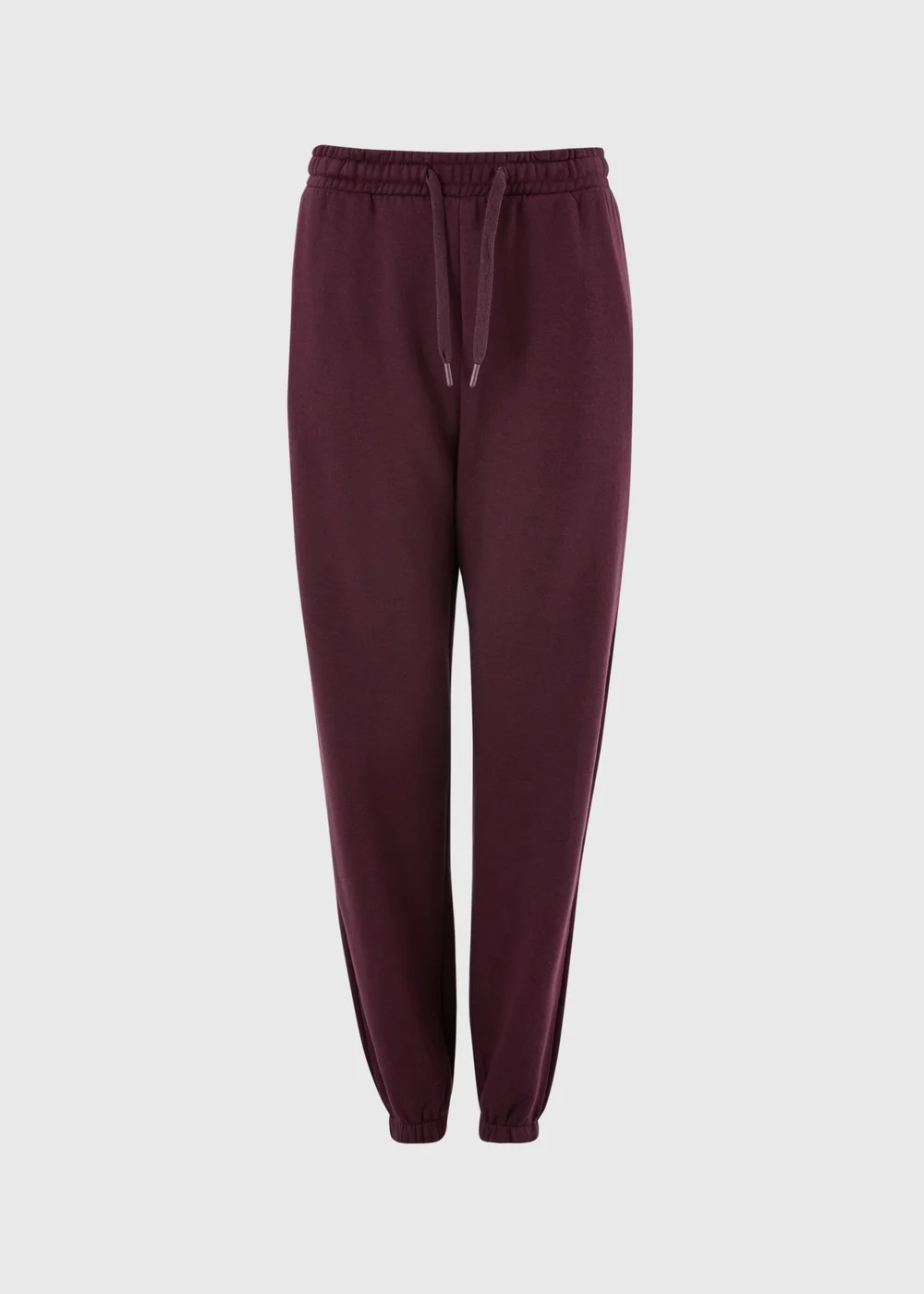 Burgundy Tapered Jogging Bottoms - XS Image 5