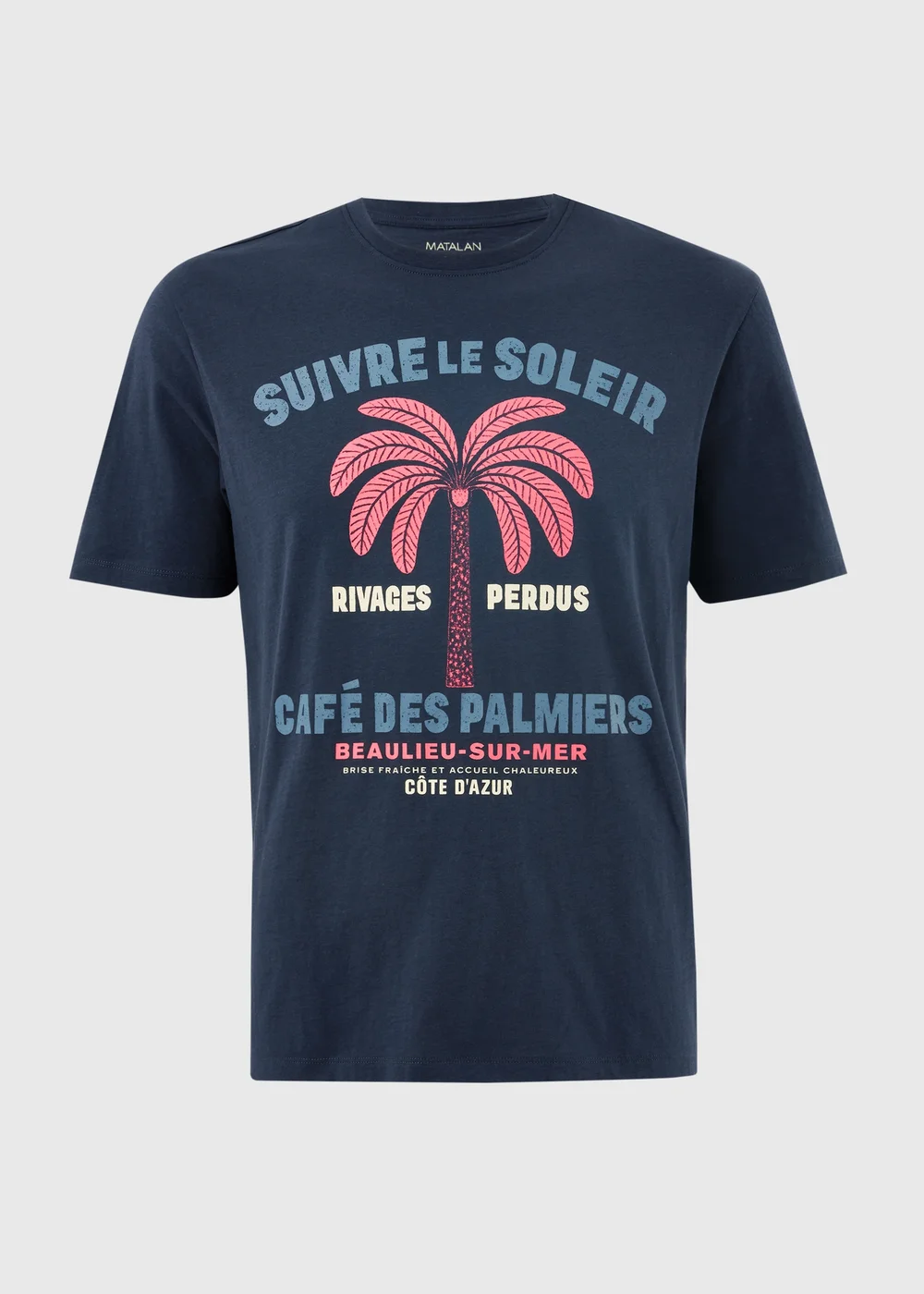 Navy Palm T-Shirt - S Image 4