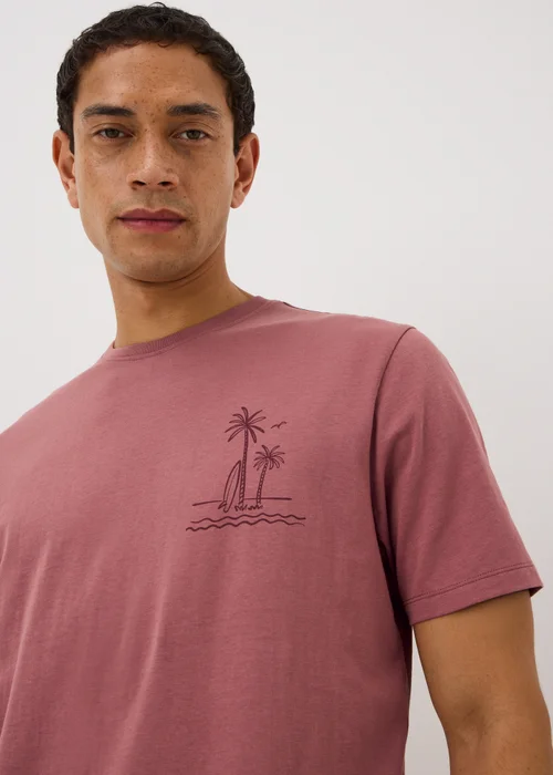 Red Surf Shack T-Shirt - S Image 3