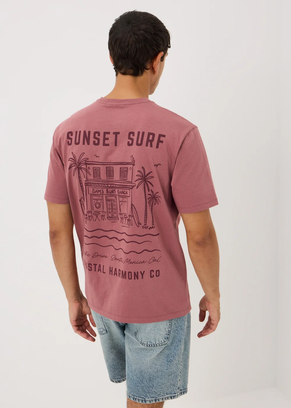 Red Surf Shack T-Shirt - S Image 2