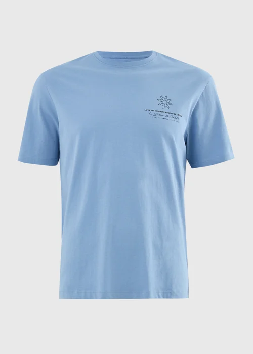 Blue Grand Hotel Printed T-Shirt - L Image 4