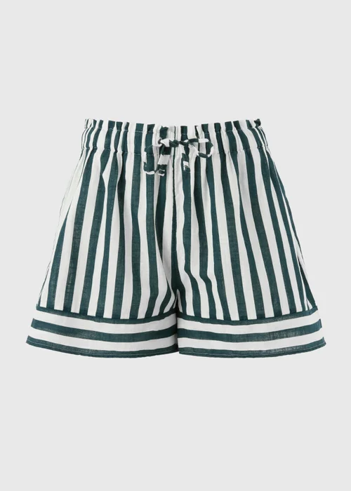 Green Stripe Beach Shorts - 2XL Image 3
