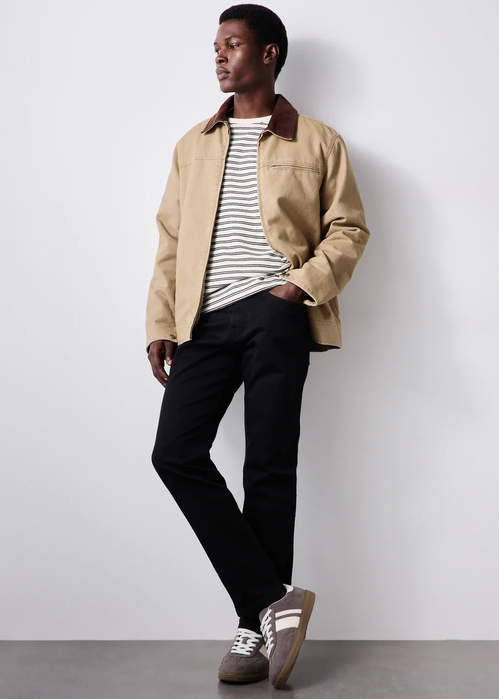 Black Comfort Slim Fit Jeans - 30 R Image 2