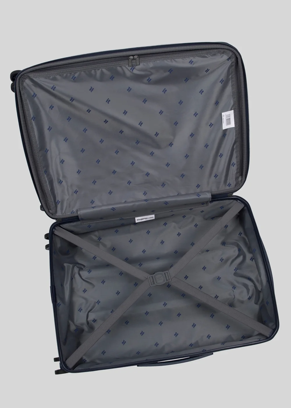 IT Luggage Navy Hard Shell Suitcase - M Image 3