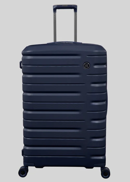 IT Luggage Navy Hard Shell Suitcase - M Image 2