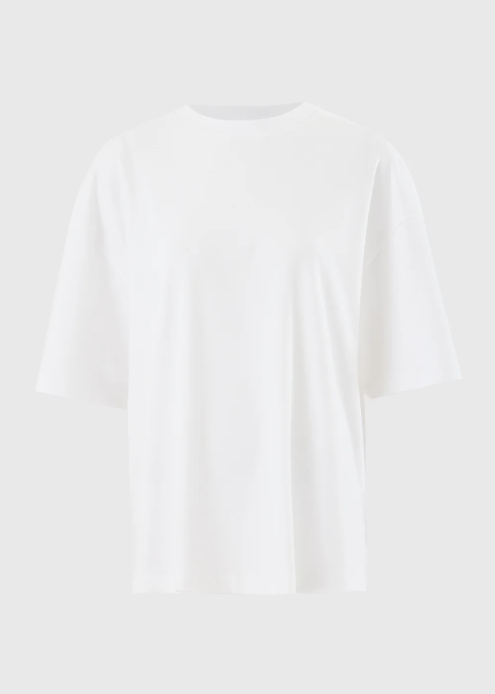 White Heavyweight Boxy T-Shirt - S Image 1