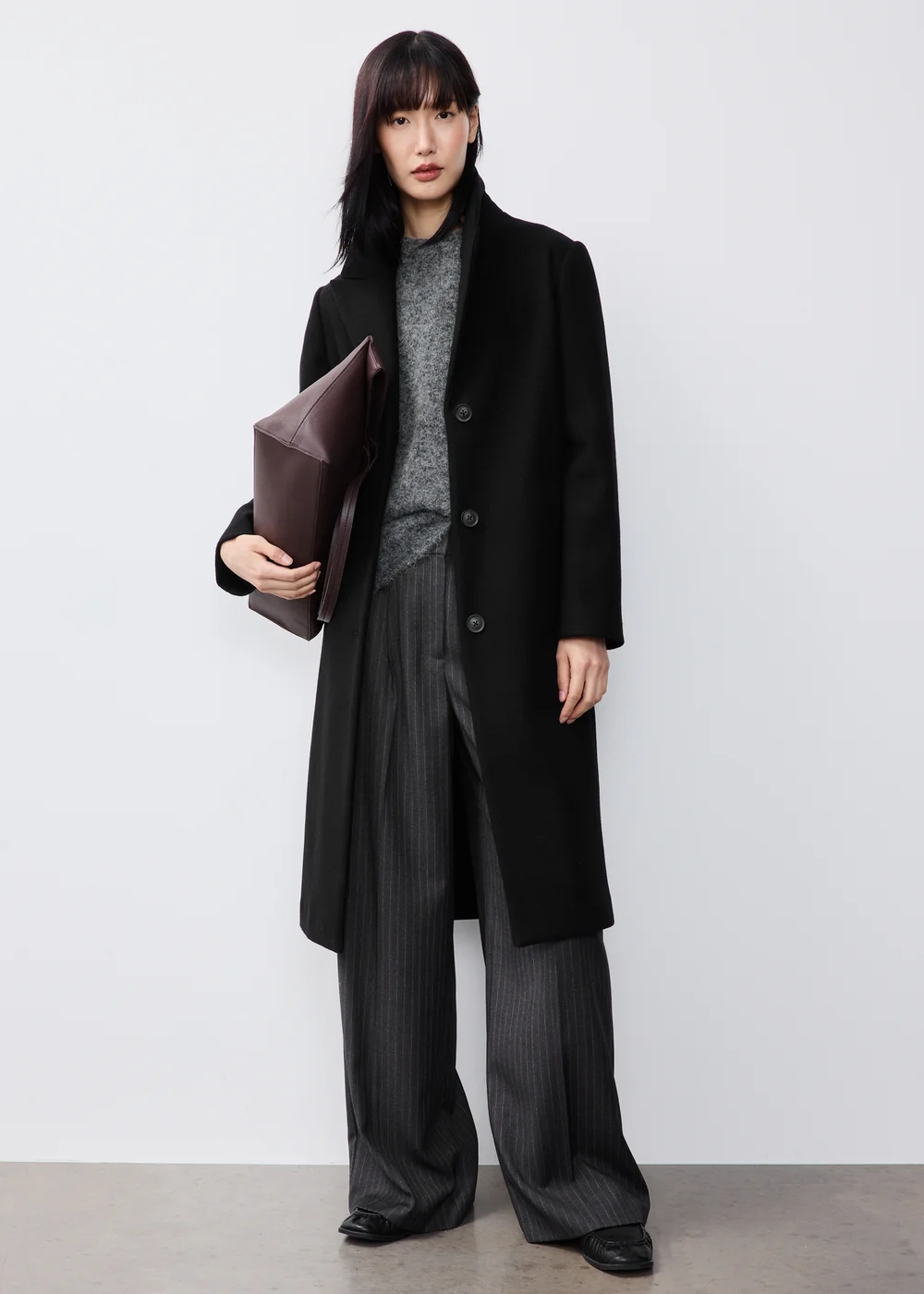 Black Tailored Coat - 16 Image 4