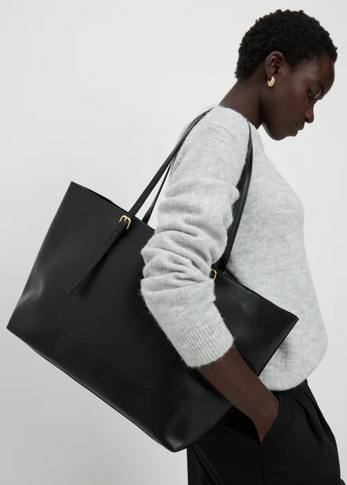 Black Tote Bag - One Size Image 1