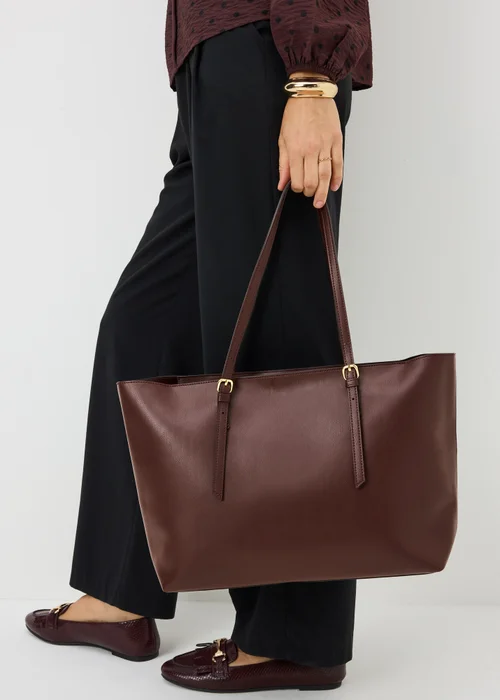 Burgundy Tote Bag - One Size Image 2