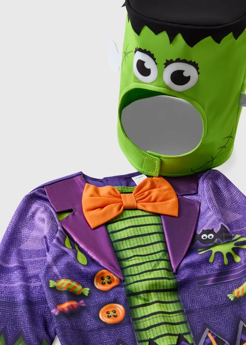 Kids Green Frankie Fancy Dress Costume (1-5yrs) - 1-1.5 Yrs Image 2