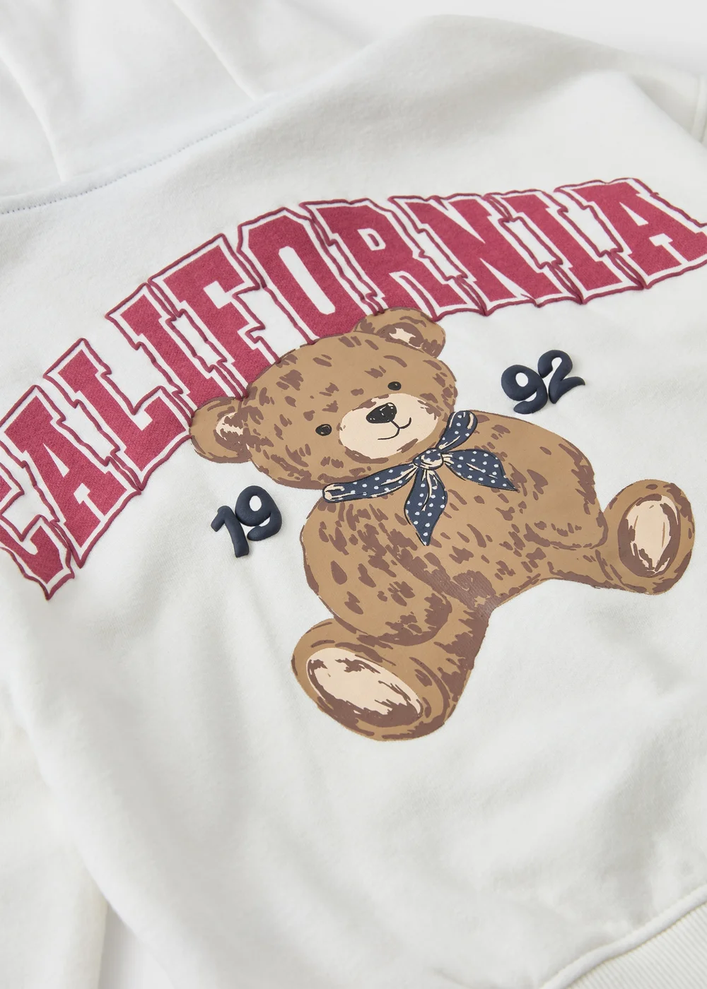 Girls Cream Bear Hoody & Skirt Set (7-15yrs) - 7 Yrs Image 2