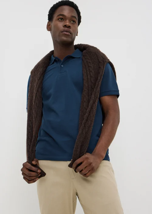 Navy Essential Polo Shirt - XS Image 2