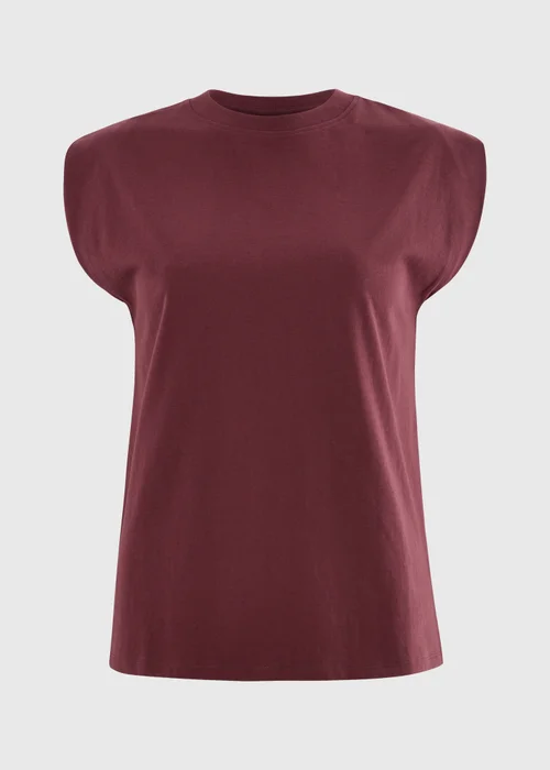 Berry Shoulder Tuck T-Shirt - 2XL Image 2