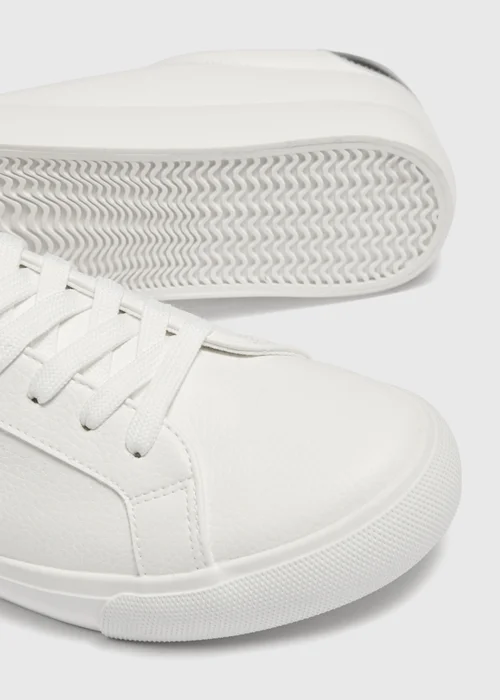 White Low Platform Trainers - 3 Image 3