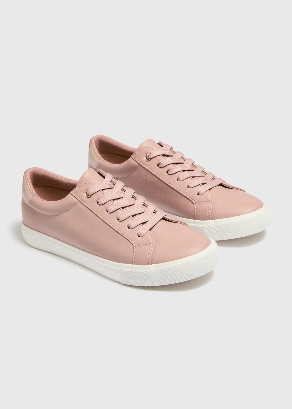 Nude Low Platform Trainers - 3 Image 1