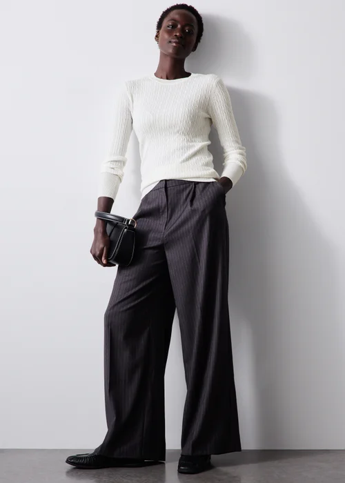 Cream Babycable Knit Jumper - 8 Image 4