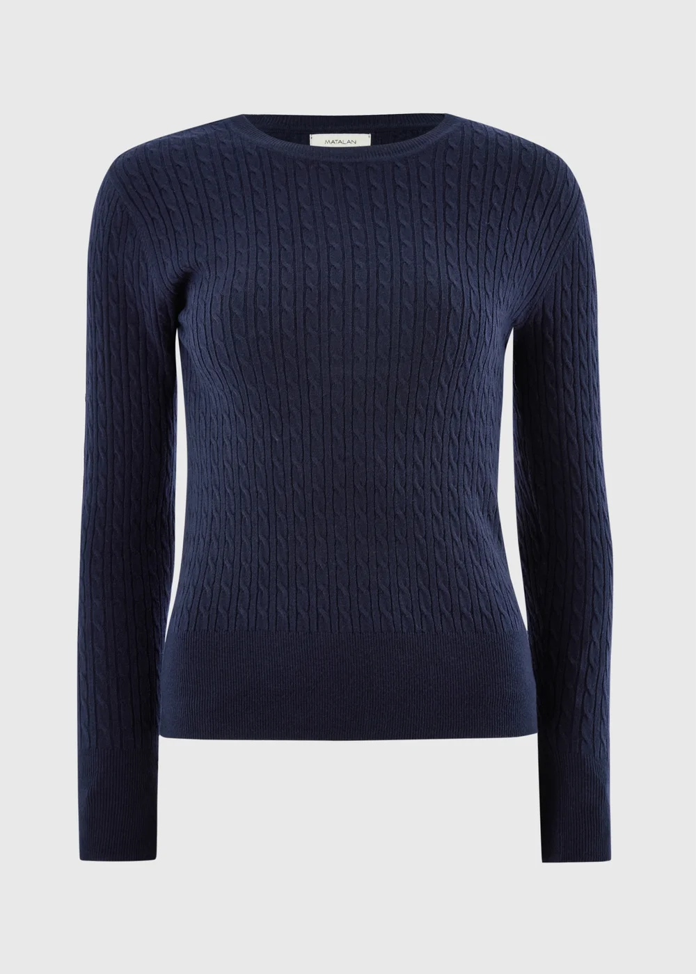 Navy Baby Cable Knit Jumper - 8 Image 3