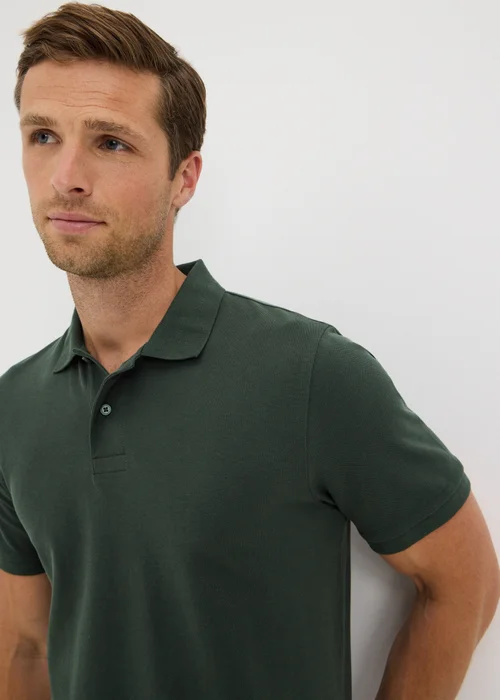 Pine Green Polo Shirt - XS Image 3