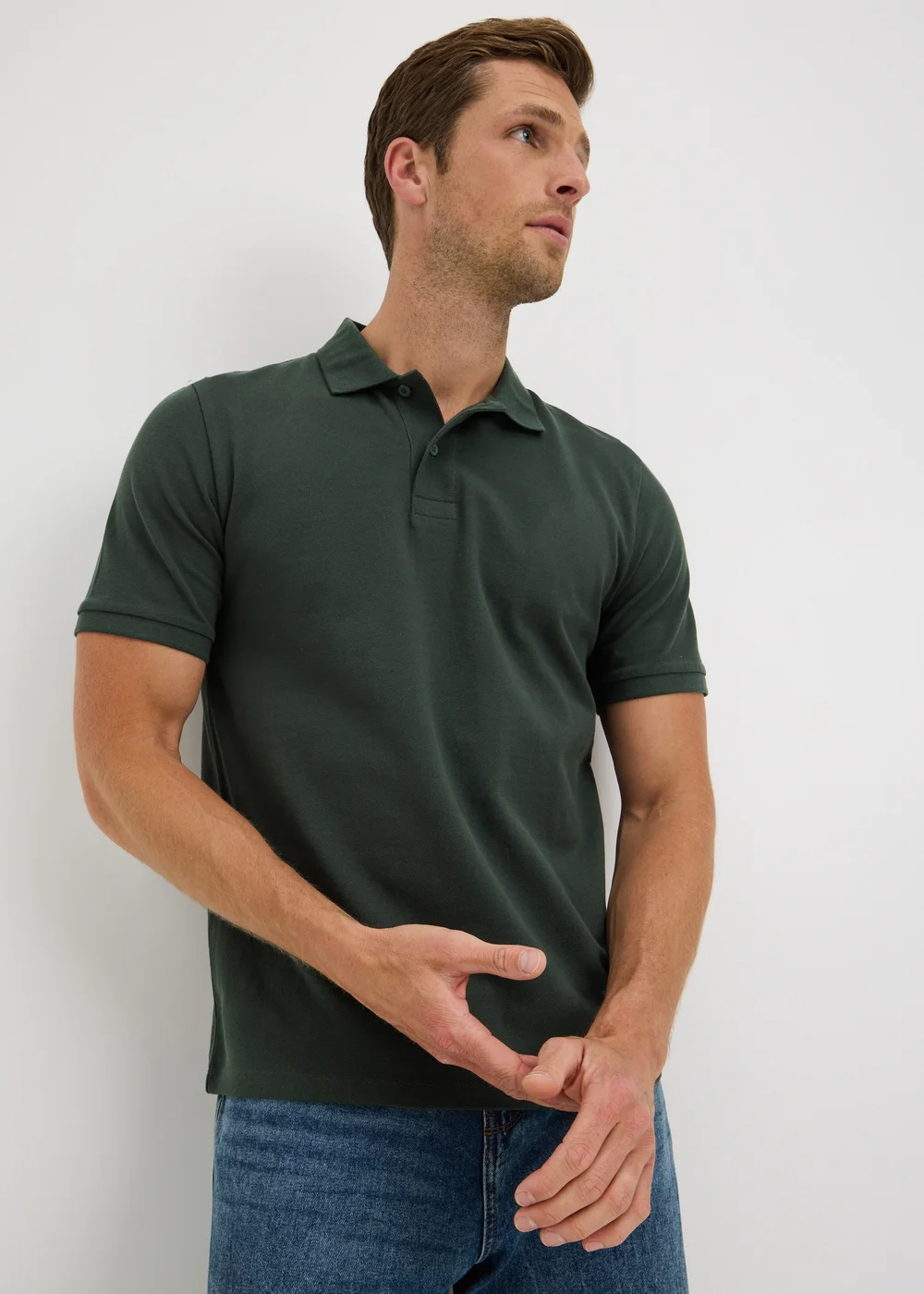 Pine Green Polo Shirt - XS Image 1