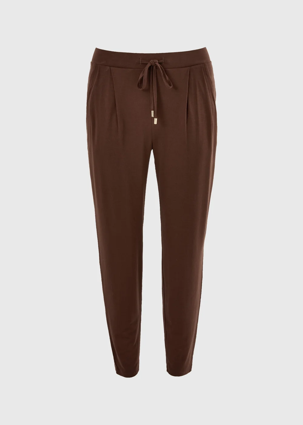 Chocolate Brown Harem Trousers - 20 Image 3