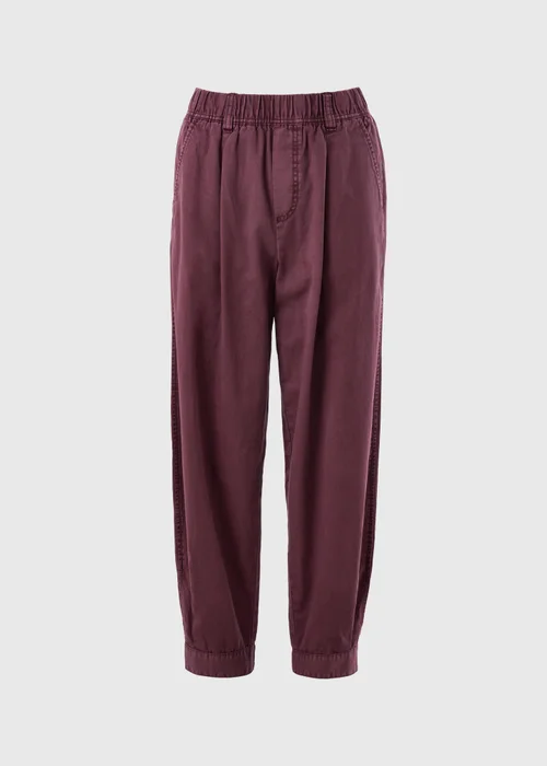 Burgundy Cuffed Trousers - 8 Image 4