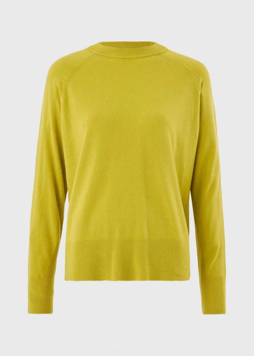 Chartreuse Soft Touch Crew Neck Jumper - 8 Image 5