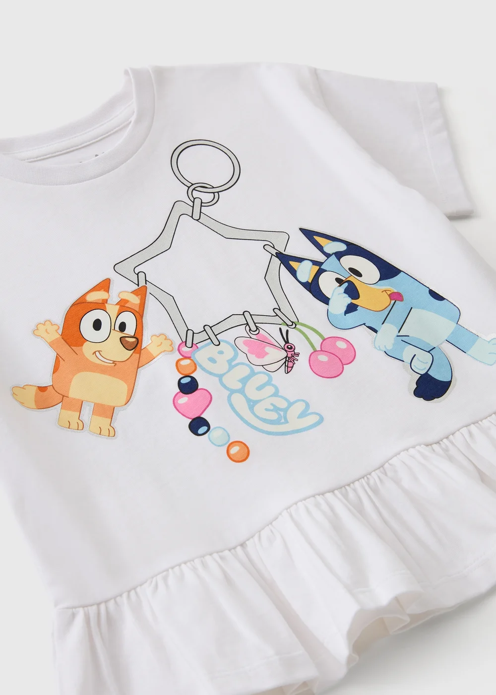 Bluey Girls Cream Charm T-Shirt (1-5yrs) - 1-1.5 Yrs Image 2