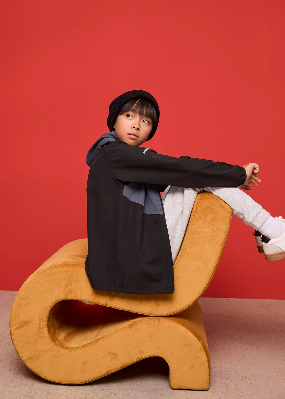 Boys Black Woven Co Ord Sports Jacket (7-15yrs) - 9 Yrs Image 2