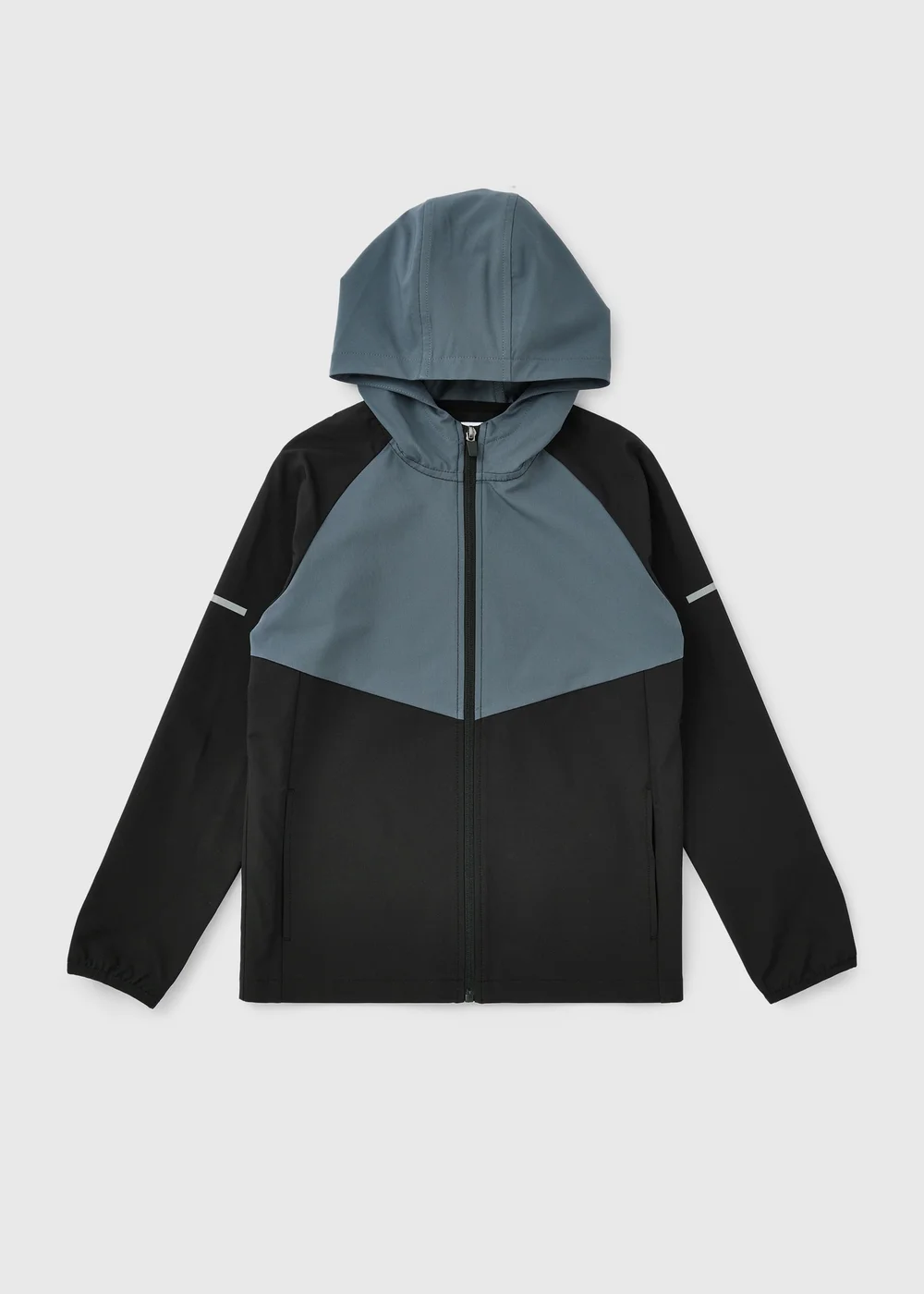 Boys Black Woven Co Ord Sports Jacket (7-15yrs) - 9 Yrs Image 1