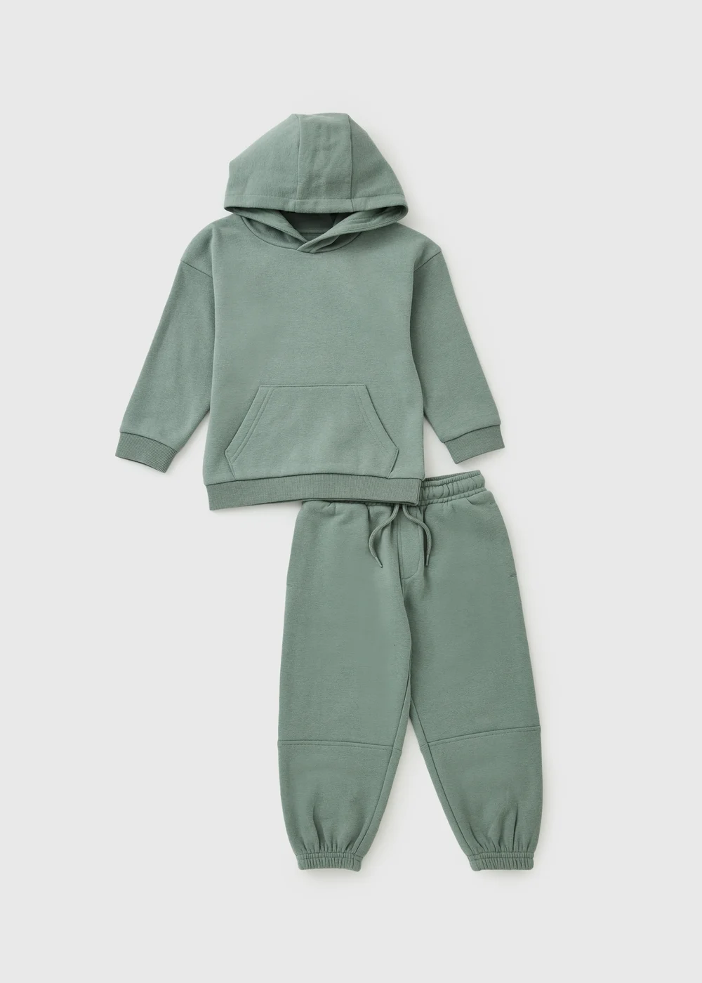 Boys Sage Balloon Fit Hoodie & Jogging Bottom Set (1-8yrs) - 1-1.5 Yrs Image 1