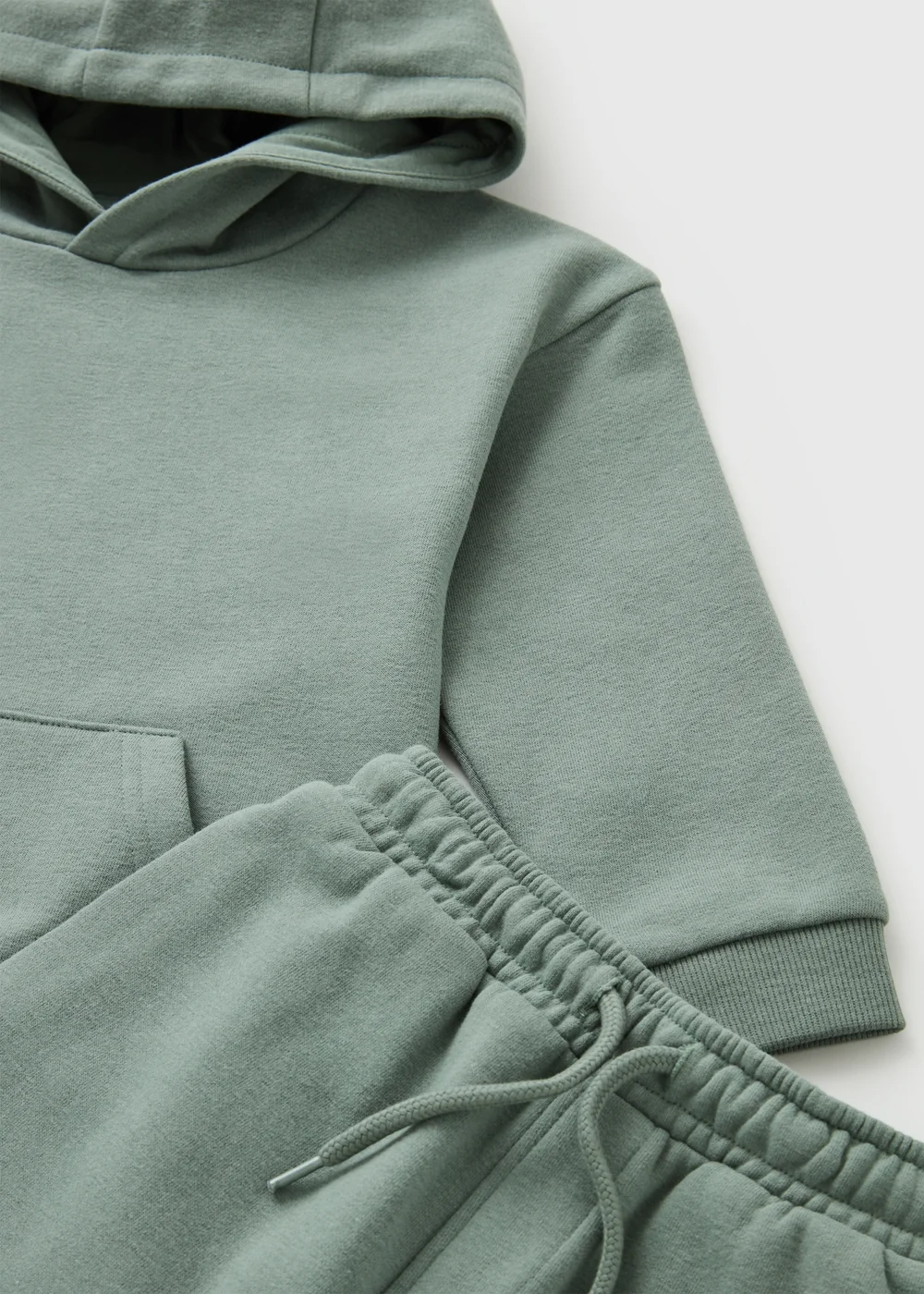 Boys Sage Balloon Fit Hoodie & Jogging Bottom Set (1-8yrs) - 1-1.5 Yrs Image 2