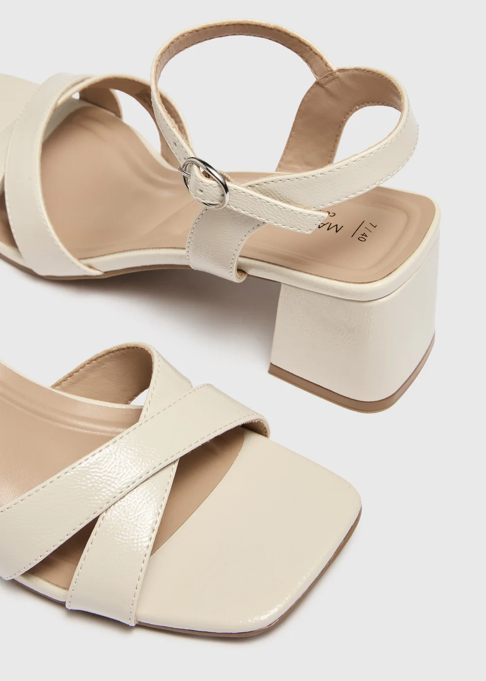Stone Low Block Heels - 3 Image 3