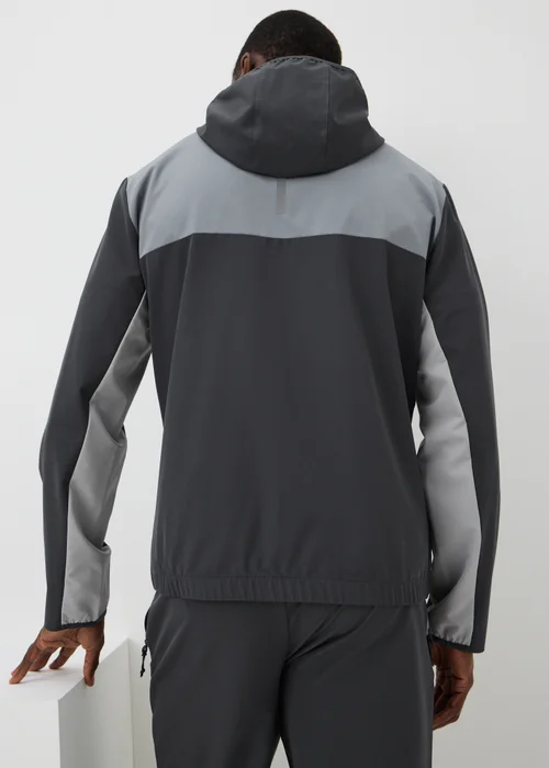 Souluxe Charcoal Woven Co Ord Sports Jacket - XS Image 2