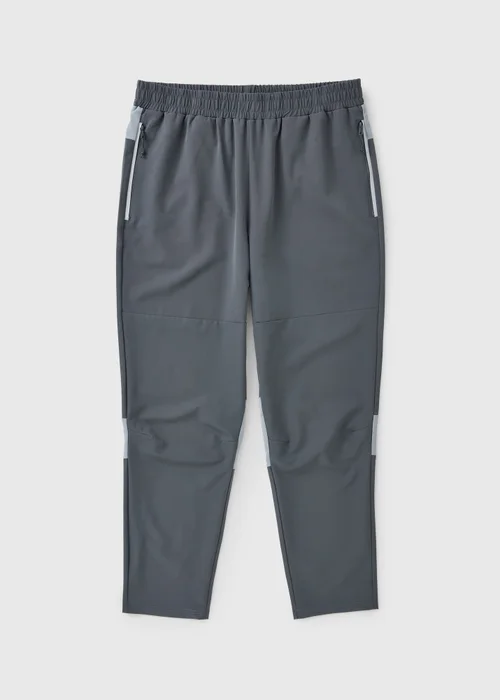 Souluxe Charcoal Woven Co Ord Jogging Bottoms - XS Image 4