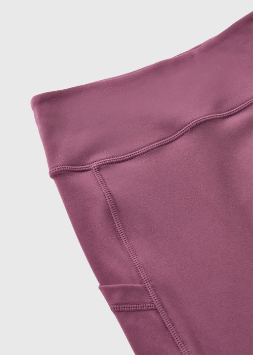 Souluxe Girls Berry Soft Touch Sports Leggings (7-15yrs) - 7 Yrs Image 2